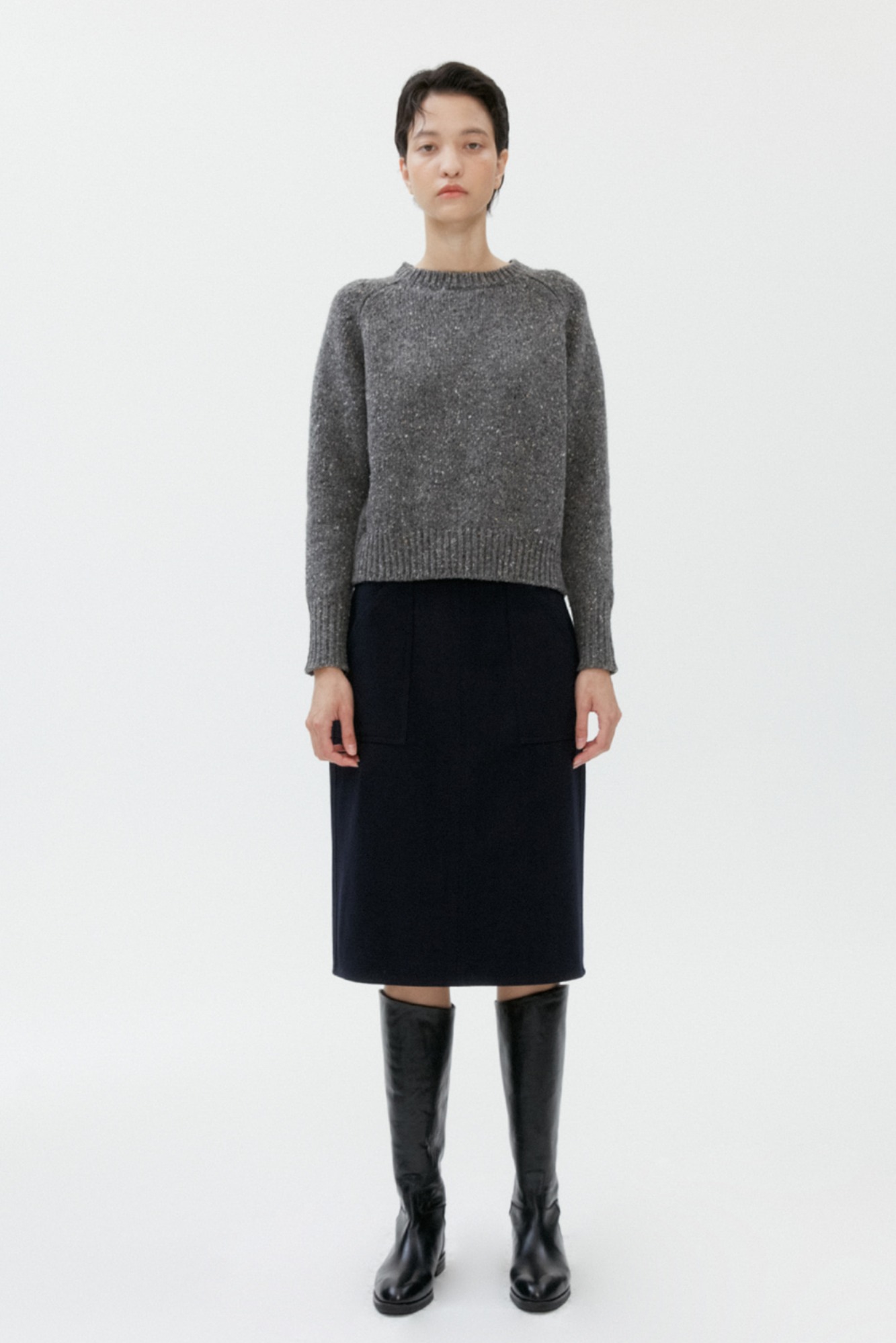 Formal H-line Skirt (2 Color)