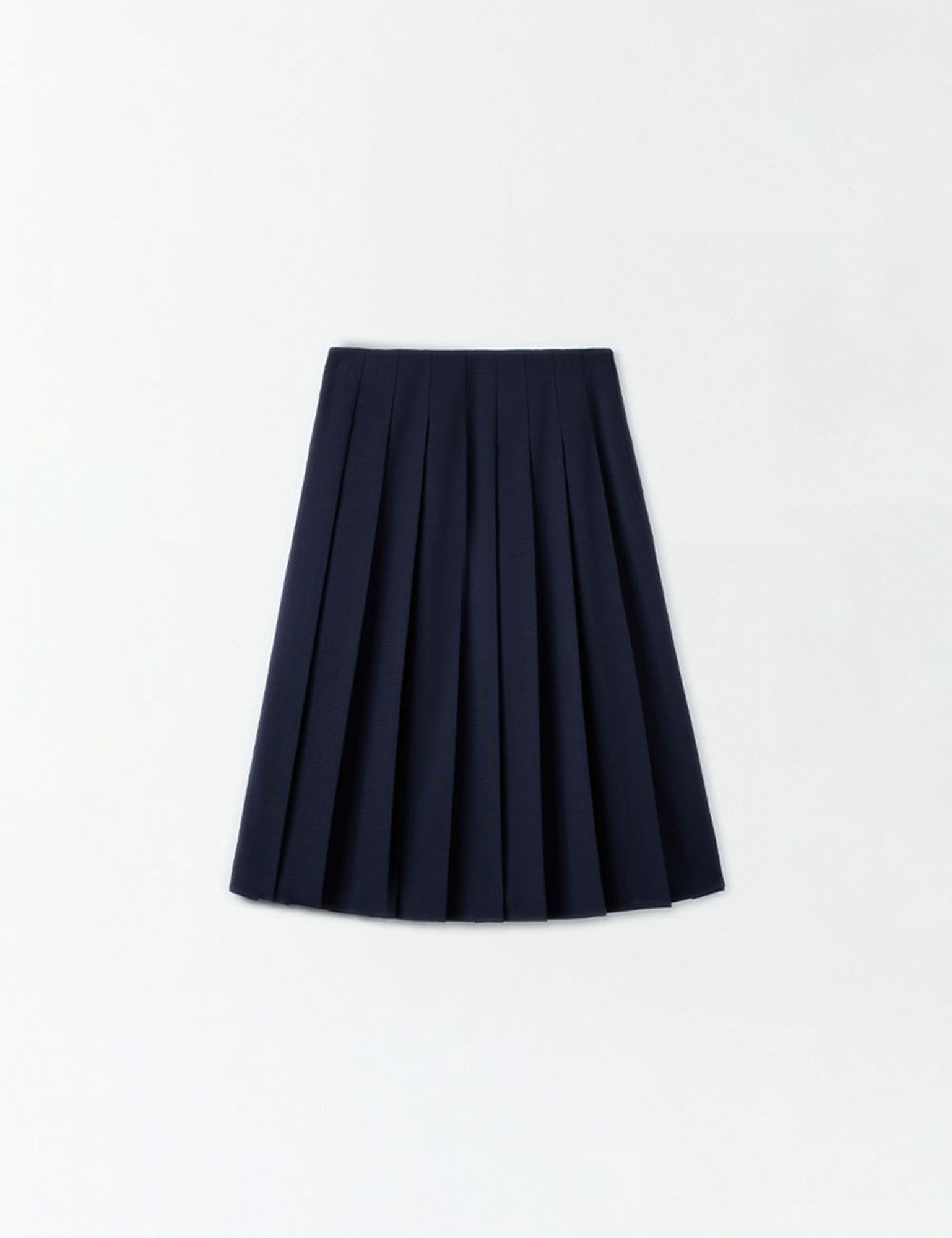 Sandy Pleats Skirt (Navy)