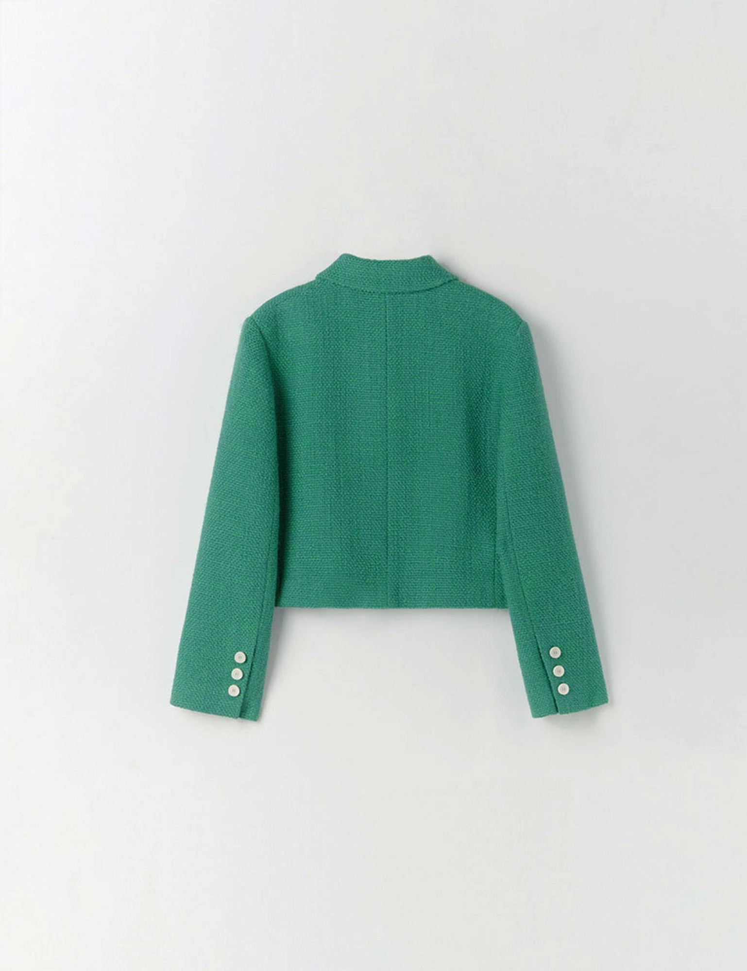 Mao Tweed Jacket (Mint)
