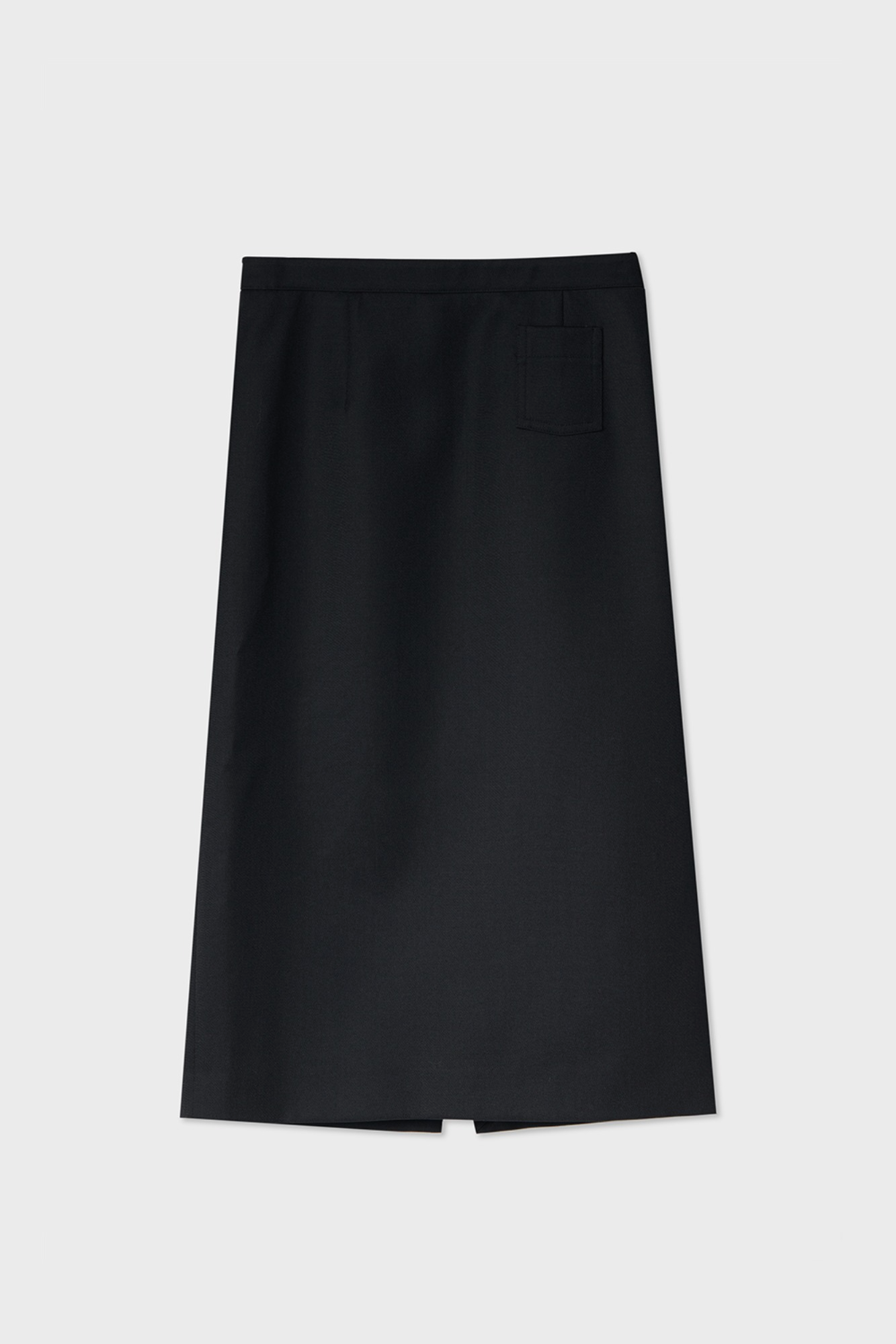 Slash Wool Skirt