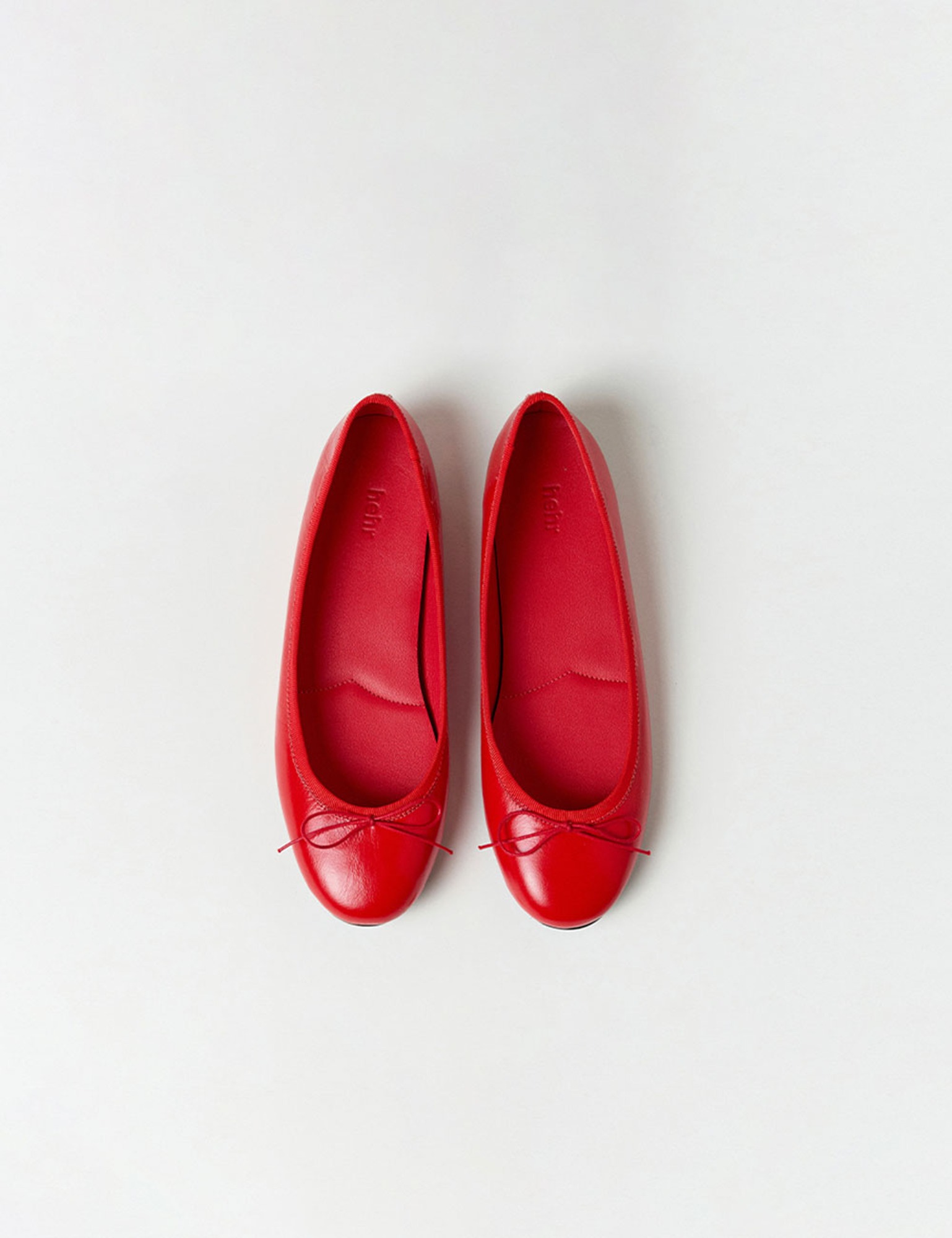 Ribbon Ballerina Flat (Red)