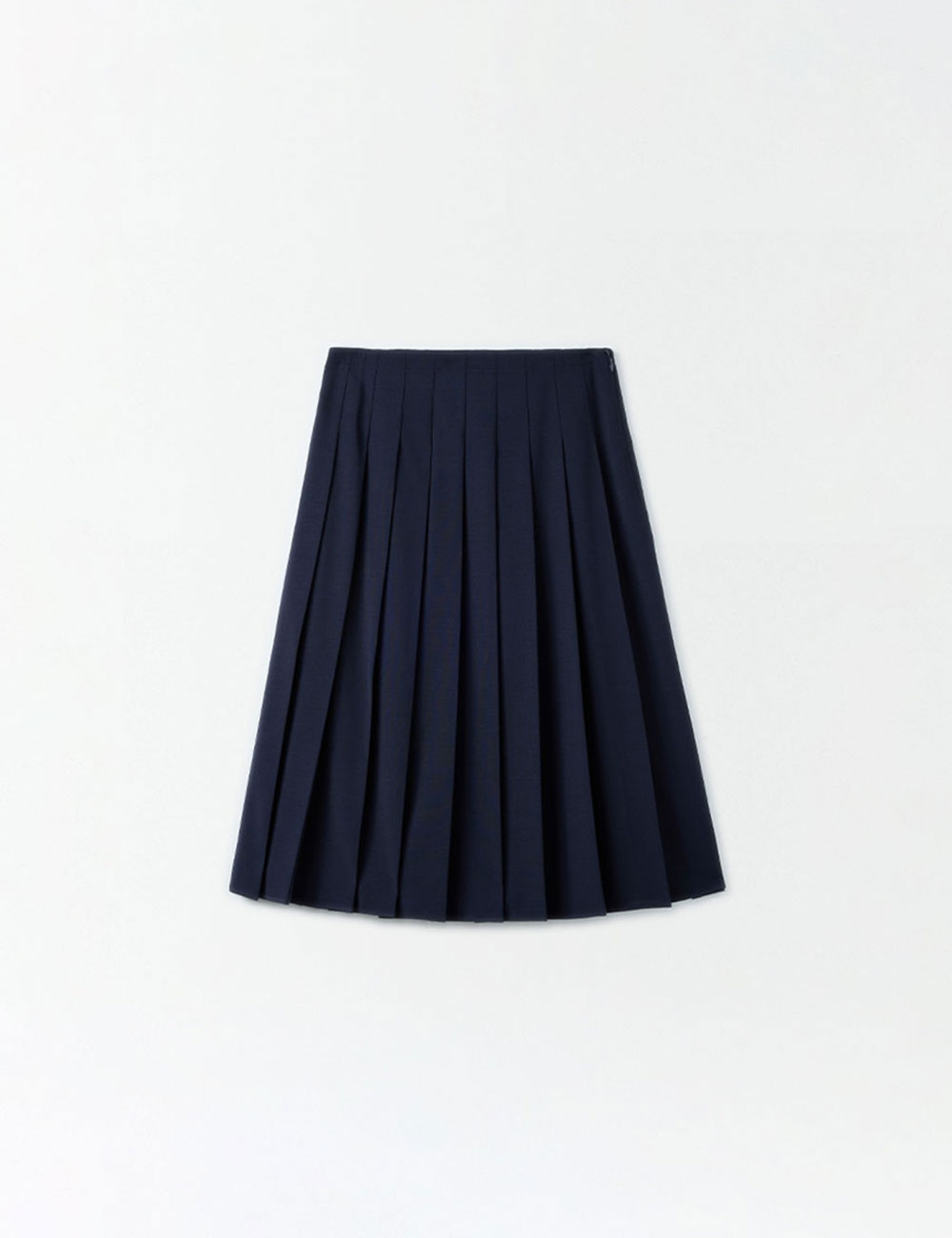 Sandy Pleats Skirt (Navy)