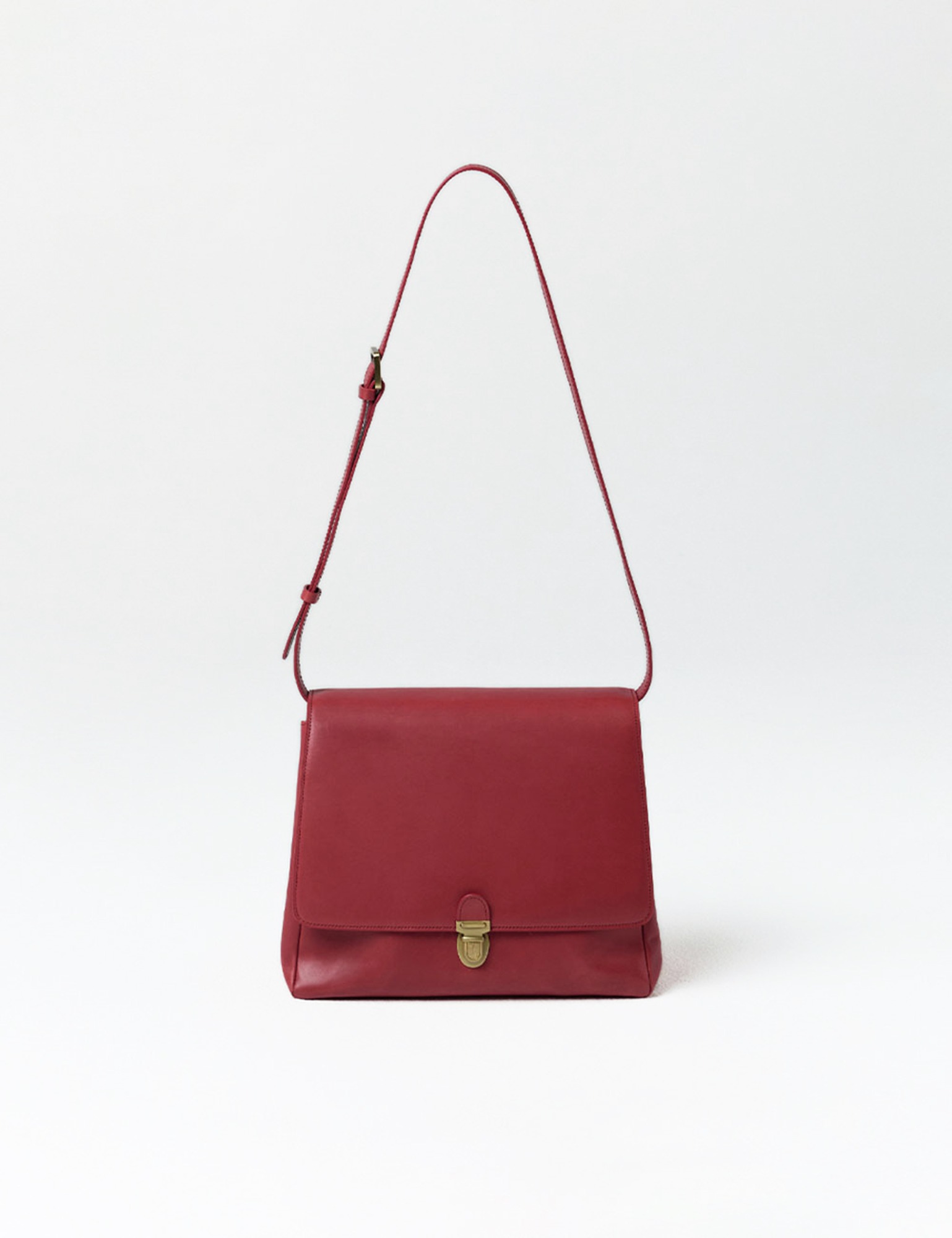 Vintage Buckle Bag (Red)